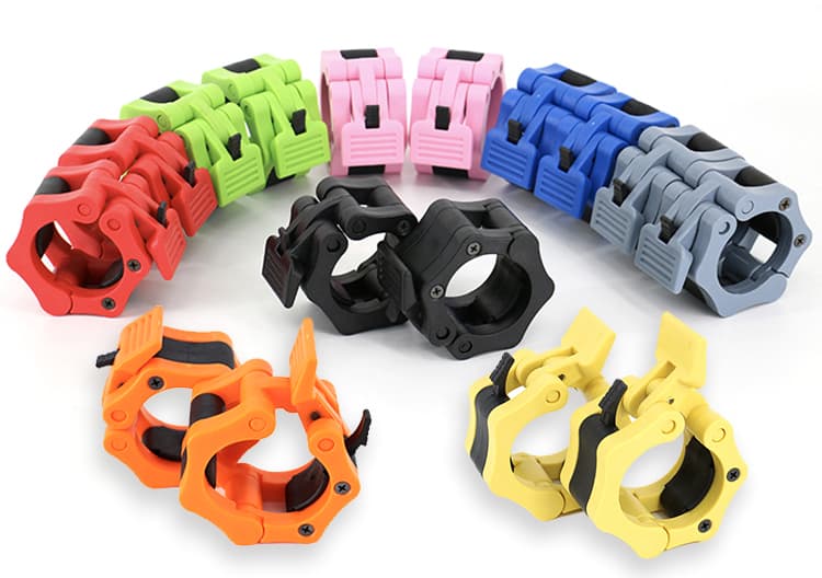Quick-Release Lock-Jaw Barbell Collars for 2" Olympic Bars