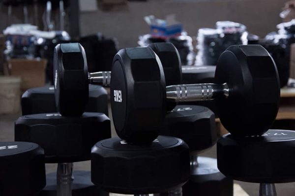 Rubber Coated Dumbbells