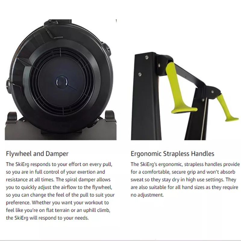 Commercial Air Resistance Ski Machine for Gym