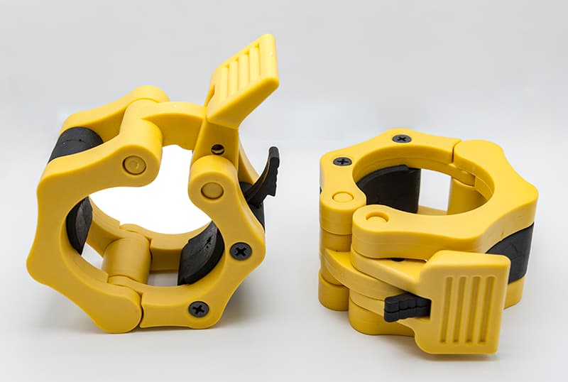 Quick-Release Lock-Jaw Barbell Collars for 2" Olympic Bars