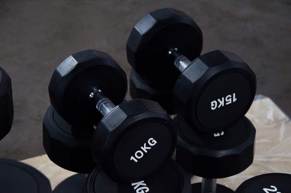 Rubber Coated Dumbbells