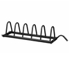 Horizontal SteelBody Weightlifting Bumper Plate Racks with Wheels