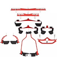 8pcs Set Lat Pulldown Attachment
