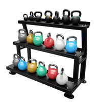 Gym Equipment 3 Layer Kettlebell Storage Rack