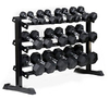 Gym Equipment 3 Layers Dumbbell Storage Rack
