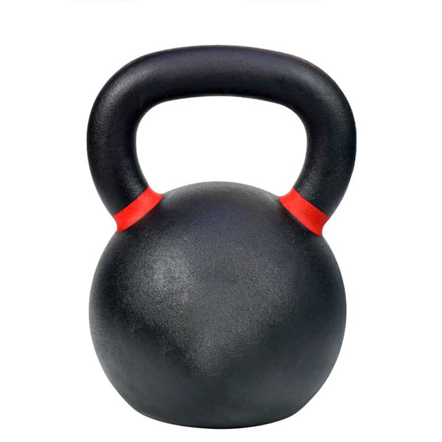 Black Painted Cast Iron Kettlebell (4KG-40KG, 5LB-100LB)