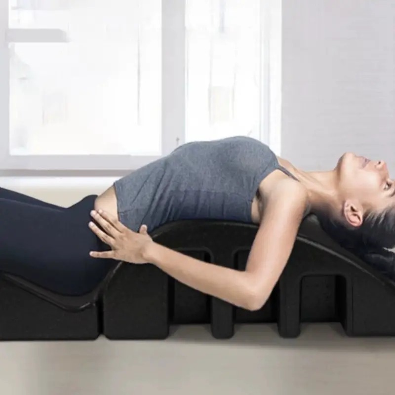 XYSFITNESS Pilates Spine Corrector & Back Stretching Massage Support3