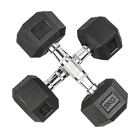 Rubber Hex Dumbbells Set (1KG to 70KG, 3LB to 120LB)