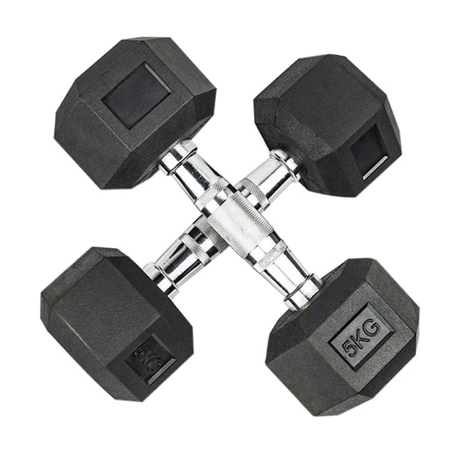 Rubber Hex Dumbbells Set (1KG to 70KG, 3LB to 120LB)