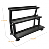 Gym Equipment 3 Layer Kettlebell Storage Rack