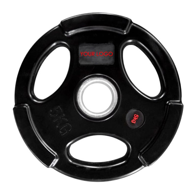 Olympic Rubber Tri-Grip Weight Plates (2.5KG to 25KG)