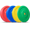 Olympic Barbell Rubber Bumper Plates – Colors (5KG to 25KG, 10LB to 55LB)