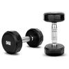12 Sided Rubber Coated Dumbbells Set (2.5KG to 50KG)