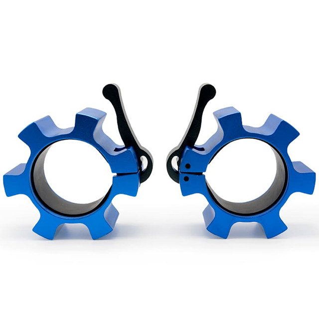 Quick-Release Aluminum Olympic Barbell Collars (Pair)