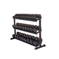 Gym Equipment 3 Layers Dumbbell Storage Rack