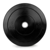 Solid Rubber Bumper Plates – Black (5KG to 25KG)
