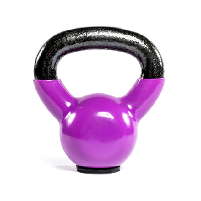 Vinyl Dipped Cast Iron Kettlebell
