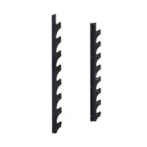 Wall-Mounted Horizontal Barbell Gun Rack (6 or 10 Bar Capacity)