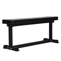 Fitness Steel Frame Flat Weight Training Bench