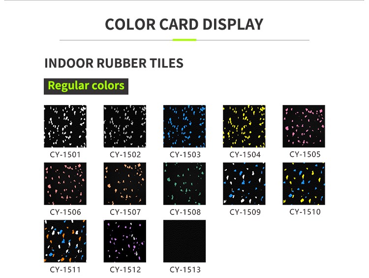 Customizable Heavy-Duty Gym Rubber Flooring Mat | Commercial Rubber Floor Tiles from China Factory