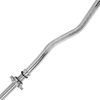 47-Inch EZ Curl Bar with Threaded Spin-Lock Collars