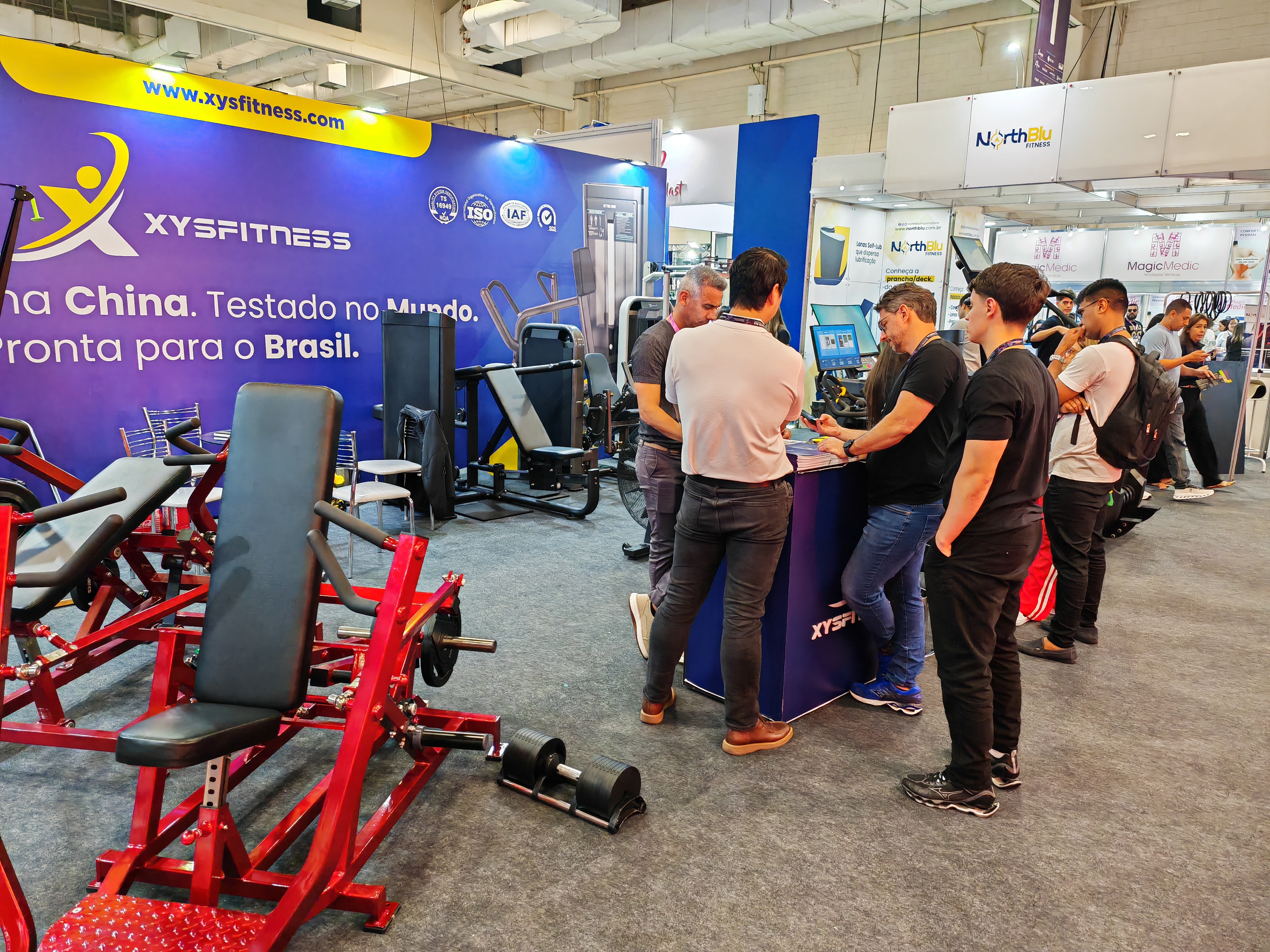 2025 Brazylia Fitness Expo: XYSFITNESS świeci z zapakowaną kabiną i gorącym zapotrzebowaniem