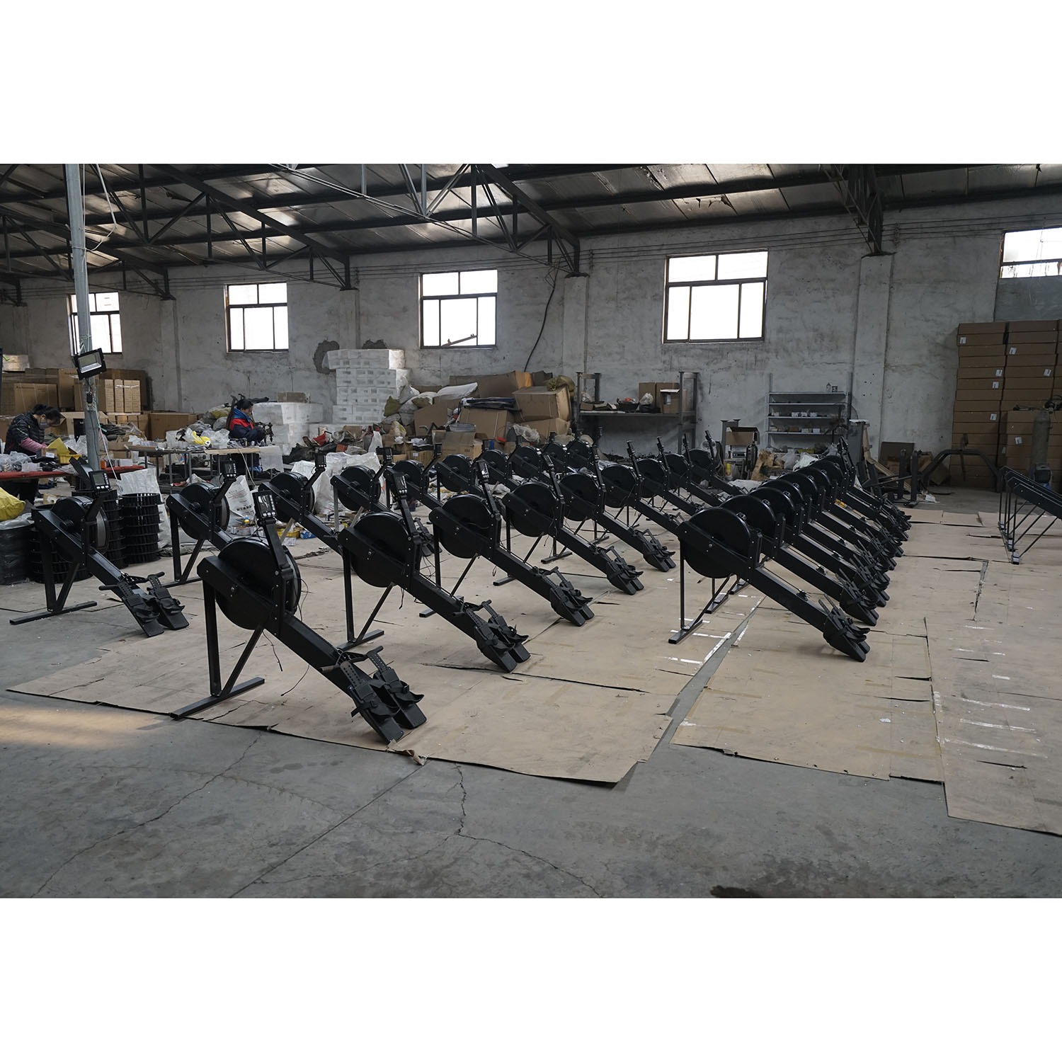 XYSFITNESS XYA-1209 Commercial Air Rower with 10-Level Resistance & Space-Saving Designjpg4