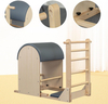 XYSFITNESS Ensemble de studio pilates pliable en bois solide (5-pièce)