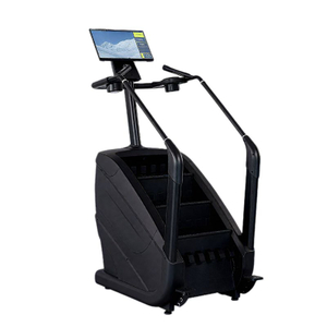 XYSFITNESS XYA1025-B Commercial Stair Climber with Screen Projection & Self-Generating Power