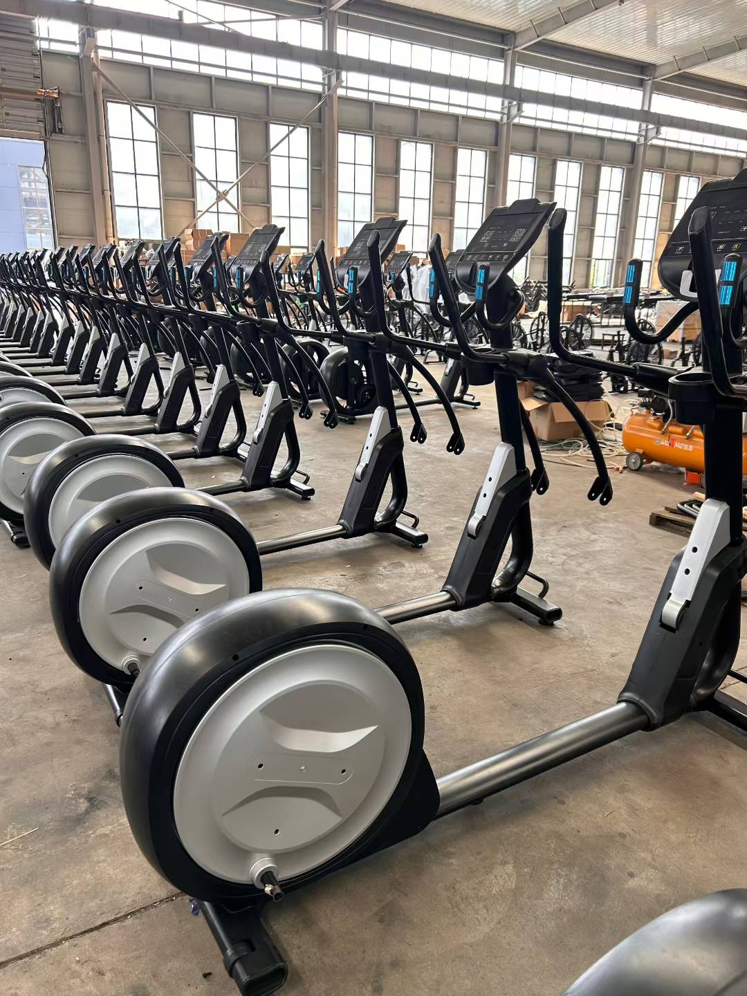 Commercial Foldable Magnetic Elliptical Cross Trainer