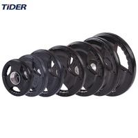 Tri-Grip Rubber Coated Weight Plates (1.25kg to 25kg)