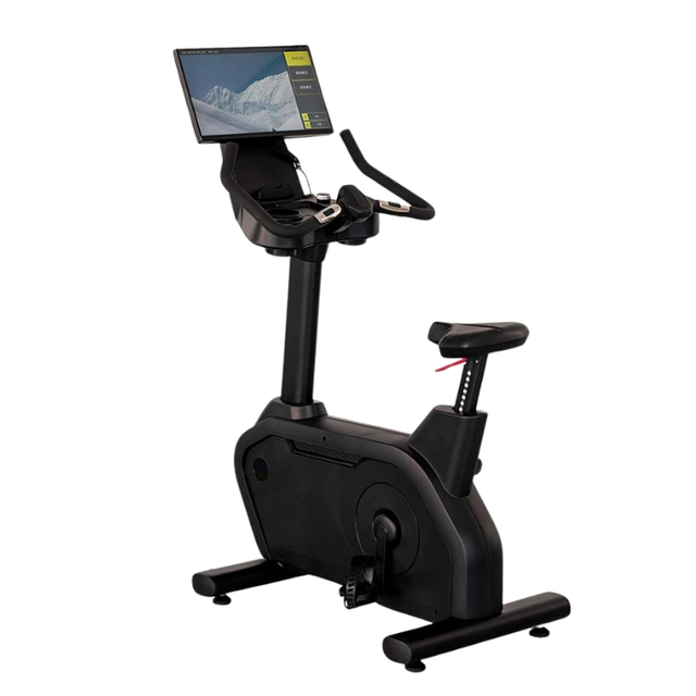 XYSFITNESS XYA1057-B Commercial Self-Powered Upright Bike with Screen Projection