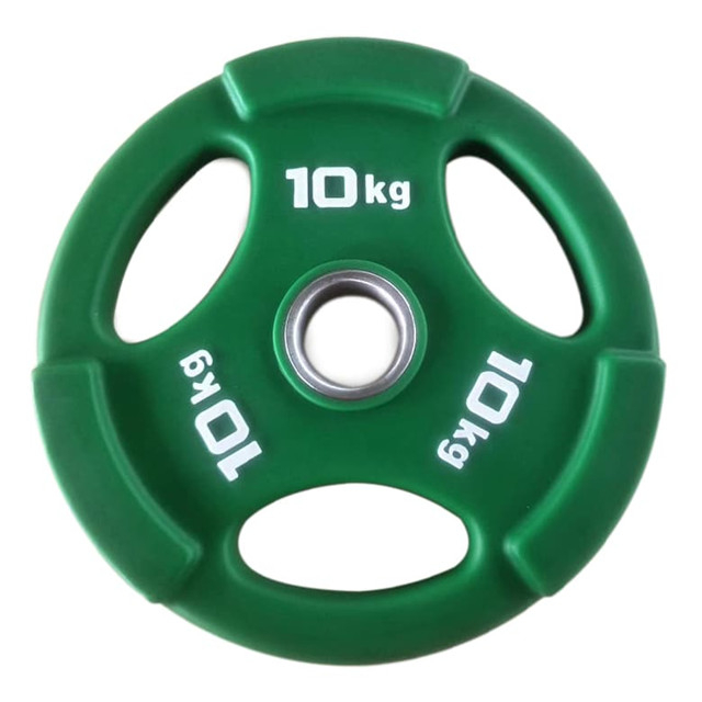 Olympic Urethane Tri Grip Plates (2.5KG to 25KG)