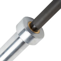 Men's Black Phosphate Barbell – 1500LB Capacity, 190k PSI Power Bar