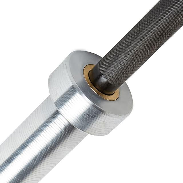 Men's Black Phosphate Barbell – 1500LB Capacity, 190k PSI Power Bar