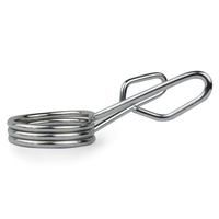 Olympic Barbell Spring Clips Collars, 2 inch
