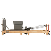 XYSFITNESS Oak Wood Foldable Pilates Reformer for Home