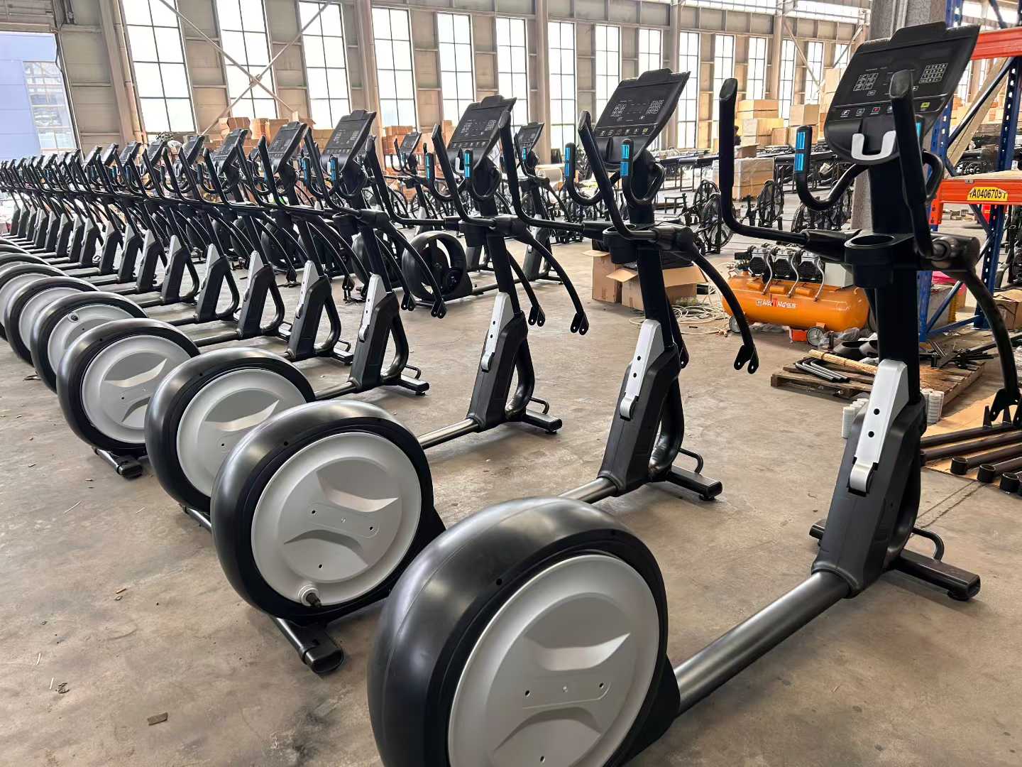 Commercial Foldable Magnetic Elliptical Cross Trainer