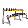 Hex Double-Rack Dumbbell Sets