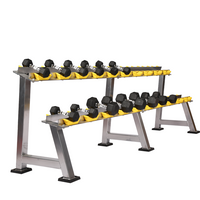 Hex Double-Rack Dumbbell Sets