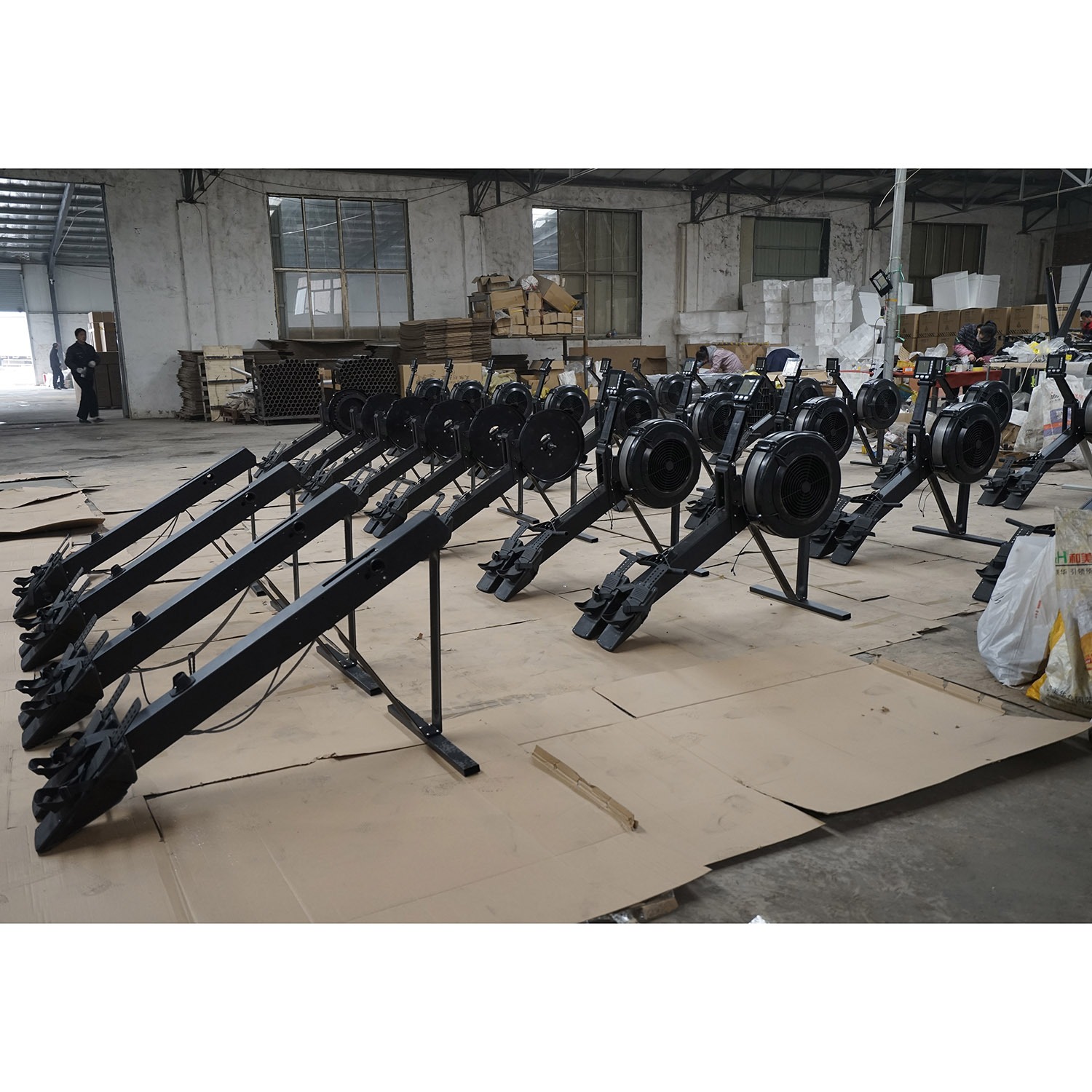 XYSFITNESS XYA-1209 Commercial Air Rower with 10-Level Resistance & Space-Saving Designjpg5