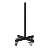 Gym Equipment Vertical Stand Weight Plate Rack with Wheels