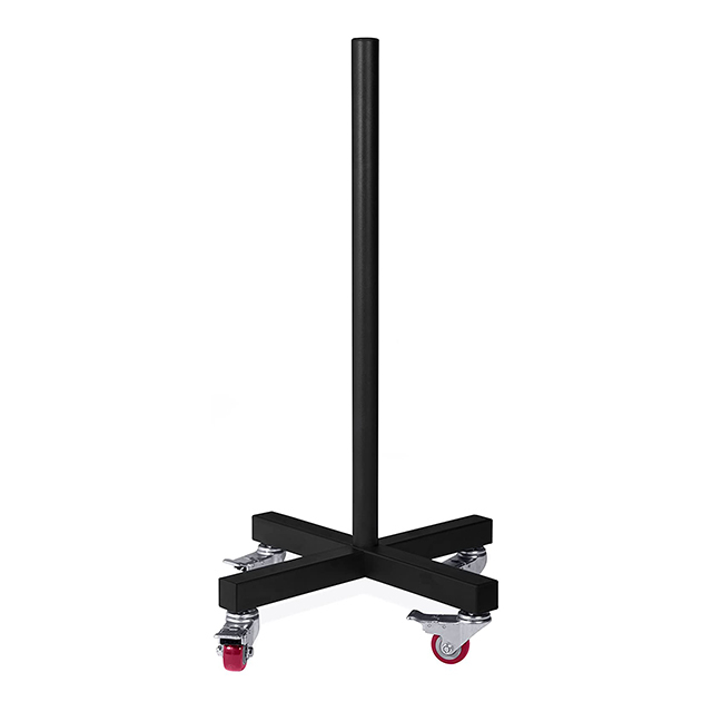 Gym Equipment Vertical Stand Weight Plate Rack with Wheels