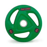 Color Rubber Tri Grip Olympic Weight Plates (1.25KG To 25KG)